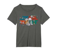 Star Wars Logo Cute Galactic Battles Maglietta, Donna Plus-Size, Asfalto, 3X