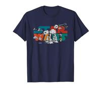 Star Wars Logo Cute Galactic Battles Maglietta, Uomo, Navy, 4XL