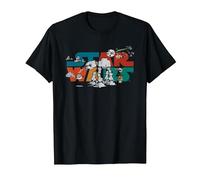 Star Wars Logo Cute Galactic Battles Maglietta, Uomo, Nero, S