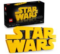 LEGO Star Wars 75407 Logo Star Wars in Mattoncini - Set di Costruzioni per Adulti Fai-da-Te - Kit di Modellismo da Collezione dalla Cultura Pop - Gadget da Esposizione per Casa o Ufficio - Idea Regalo