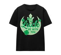 Star Wars Luck Rebel Maglietta Giorno di San Patrizio Cartello Adulto (TV17121)