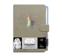 Star Wars Luke Skywalker A5 premium notebook + light sabre pen