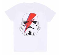 Star Wars Maglia a Maniche Corte Unisex Ziggy Stormtrooper Bianco