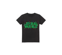 Star Wars Maglietta Logo Luci di Natale Uomo (TV3566)
