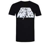 Star Wars Maglietta Logo Retrò Uomo (TV452)