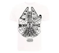 Star Wars Maglietta Millennium Falcon Uomo (TV444)