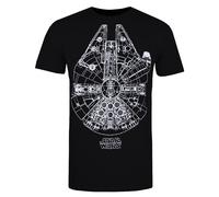 Star Wars Maglietta Millennium Falcon Uomo (TV444)