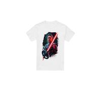 Star Wars Maglietta Obi Wan Kenobi Reva Verniciato Uomo (TV3655)
