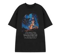 Star Wars Maglietta Vintage Maniche Corte Uomo
