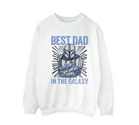Star Wars Mandalorian Best Dad Galaxy Felpa Galassia Uomo (BI46755)