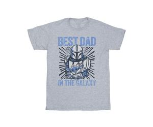 Star Wars Mandalorian Best Dad Galaxy Maglietta Galassia Uomo (BI52005)