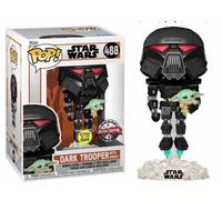 FUNKO POP! Star Wars: Mandalorian - Dark Trooper w/Child(GW) - 58286 - #488