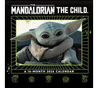 STAR WARS MANDALORIAN GROGU 16 MONTH 2026 WALL CAL