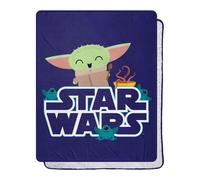 Star Wars Mandaloriano Snack È La Via Coperta In Sherpa Di Seta, 40"x50"