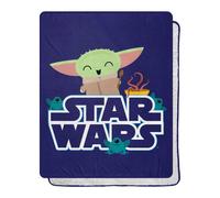 Star Wars Mandaloriano Snack È La Via Coperta In Sherpa Di Seta, 40"x50"