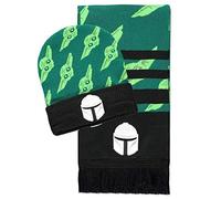 Star Wars - Mando & Grogu Green - Set de Regalo Bonnet & écharpe