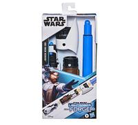 Star Wars Lightsaber Forge, Spada Laser Giocattolo di Obi-WAN Kenobi, di Colore Blu, Allungabile, Giocattolo per Gioco di Ruolo Personalizzabile, dai 4 Anni in su, Multicolore