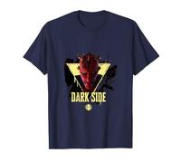 Star Wars Maul Shadow Lord Dark Side Maul Over Geometric Art Maglietta