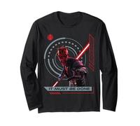 Star Wars Maul Shadow Lord It Must Be Done Maul Reaching out Maglia a Manica