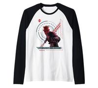 Star Wars Maul Shadow Lord It Must Be Done Maul Reaching out Maglia con Maniche Raglan