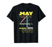 Star Wars May the 4th Be With You 2024 Lightsabers Maglietta