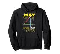 Star Wars May The 4th Be with You 2026 Lightsabers Felpa con Cappuccio
