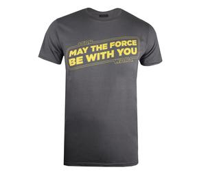 Star Wars May The Force Be With You Maglietta Uomo (TV1472)
