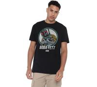 Star Wars Men's Retro Boba T Shirt, Black (Black Blk), S UK