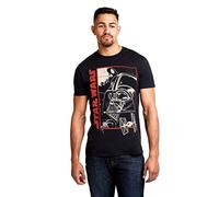 Star Wars Vader Poster T-Shirt, Nero (Black Blk), (Taglia Produttore: Medium) Uomo