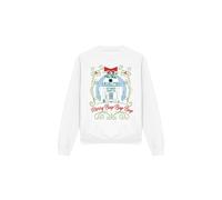 Star Wars Merry Beep Boop Beep Felpa Natale R2-D2 Adulto Unisex (TV3483)