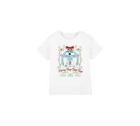 Star Wars Merry Beep Boop Beep Maglietta Natale R2-D2 Bambini (TV3599)