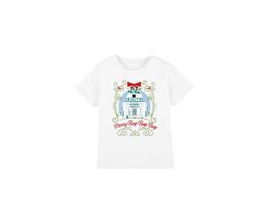 Star Wars Merry Beep Boop Beep Maglietta Natale R2-D2 Bambini (TV3599)