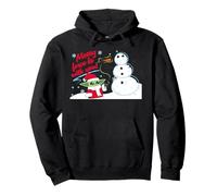 Star Wars Merry Force Grogu e pupazzo di neve Natale Felpa con Cappuccio