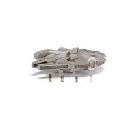 Star Wars MICRO GALAXY SQUADRON ASSAULT CLASS MILLENNIUM FALCON - Veicolo da 17 pollici con micro figure Han Solo, Chewbacca, Principessa Leia e Obi-Wan Kenobi
