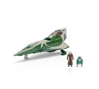 STAR WARS Micro Galaxy Squadron Jedi Starfighter Mystery Bundle - Veicolo da 12,7 cm e veicolo da 6,3 cm con accessori per micro figure