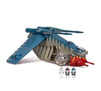 Star Wars Micro Galaxy Squadron Republic Gunship (Muunilinst-10) - Veicolo di classe Starfighter da 20,3 cm con tre accessori di micro figurine