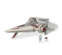 STAR WARS Micro Galaxy Squadron V-Wing Starfighter - Veicolo di rmatura leggera da 7,6 cm con due accessori per micro figure da 2,5 cm