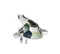 STAR WARS Micro Galaxy SWJ Deluxe (8 Pollici Veicolo e Figura) -Nave stellare di Jango Fett, Multicolore, SWJ0031