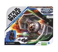 STAR WARS Mission Fleet Darth Vader TIE - Veicolo giocattolo avanzato e action figure E9598 dai 4 anni in su