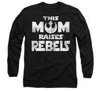 Star Wars Mom Raises Rebels Maglietta Festa della Mamma Adulto Unisex (TV14338)
