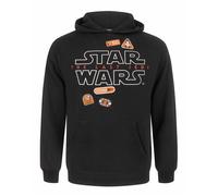 Star Wars Nero Badges Felpa Uomini