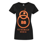 Star Wars Nero Bb-8 T-shirt a maniche corte Donne