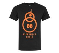 Star Wars Nero Bb-8 T-shirt a maniche corte Uomini