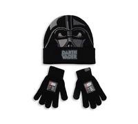 Star Wars Nero Darth Vader Set berretto e guanti Ragazzi