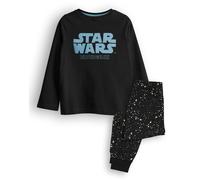 Star Wars Pigiama Bambino | Top a Maniche Lunghe per Bambini e Pigiami grafici a Gamba Lunga in Nero | Logo Classico Sci-Fi Film Merchandise Regalo