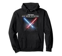 Star Wars: Obi-Wan Kenobi Crossed Lightsabers Poster Felpa con Cappuccio