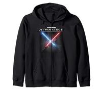 Star Wars: Obi-Wan Kenobi Crossed Lightsabers Poster Felpa con Cappuccio