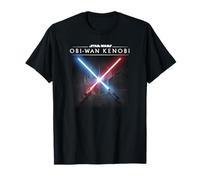 Star Wars: Obi-Wan Kenobi Crossed Lightsabers Poster Maglietta