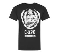 Star Wars Official - Maglietta a maniche corte con C-3PO - Uomo (NS4639)