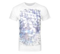 Star Wars Official - Maglietta effetto vissuto con Stormtrooper - Uomo (NS4748)